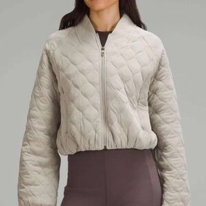 Lululemon quilted bomber jacket